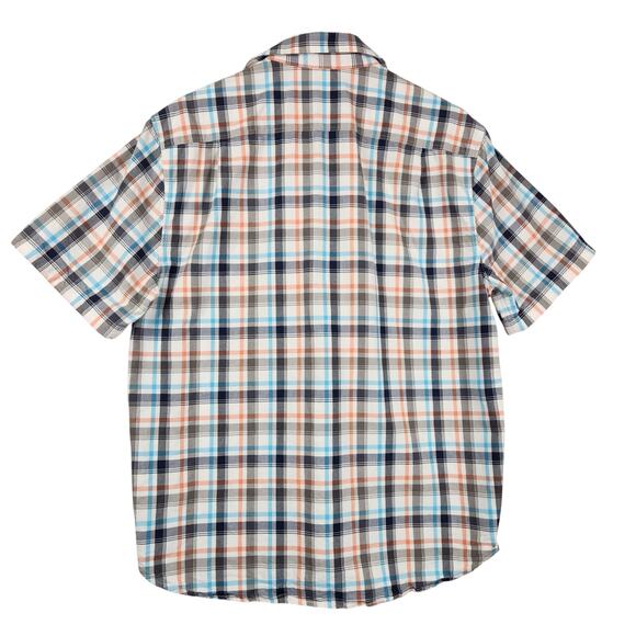 R.M. Williams Button-Down Shirt Men’s SZ XL Multicolor Plaid Short Sleeve Cotton - Picture 2 of 16